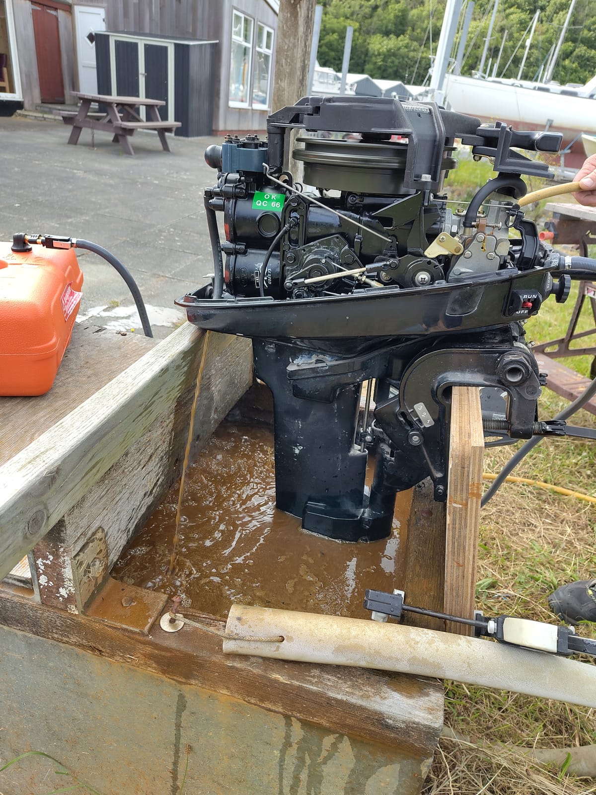 More fossil fuel compromises (generator & outboard)