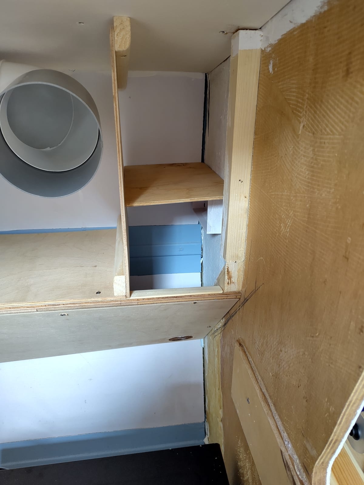 Building the most important galley shelf - for coffee