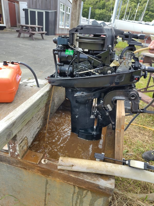 More fossil fuel compromises (generator & outboard)