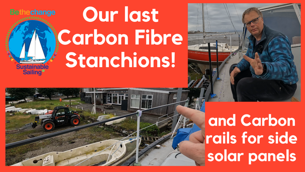 New Video: "Our last Carbon fibre stanchions & fitting guard rails for side solar panels"